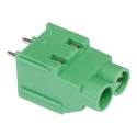 Phoenix Contact MKDS 5/2-6.35 Series Straight PCB Terminal Block, 2 Contacts, 6.35 mm Pitch, 32A Current, 1kV 1714955