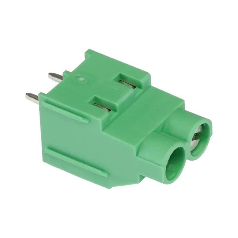 Phoenix Contact MKDS 5/2-6.35 Series Straight PCB Terminal Block, 2 Contacts, 6.35 mm Pitch, 32A Current, 1kV 1714955