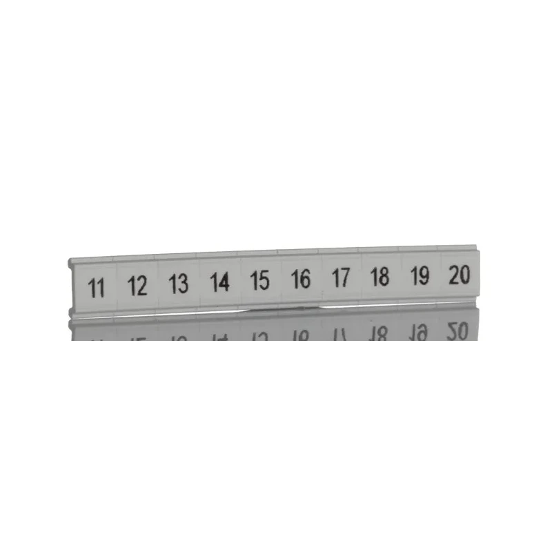 Phoenix Contact Polyamide Marker Strip for Terminal Block ZBF5.LGS:11-20 5mm White 0808671:0011
