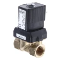 Burkert Brass 2-Port Normally Closed Solenoid Valve, DN 10 to 65 mm, 230V AC, 10 bar, 10W Power 221605