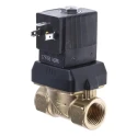 Burkert Brass 2-Port Normally Closed Solenoid Valve, DN 10 to 65 mm, 230V AC, 10 bar, 10W Power 221605