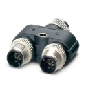 Phoenix Contact Straight Circular Connector Adapter 5 M12 Female 5 M12 Male 1419946