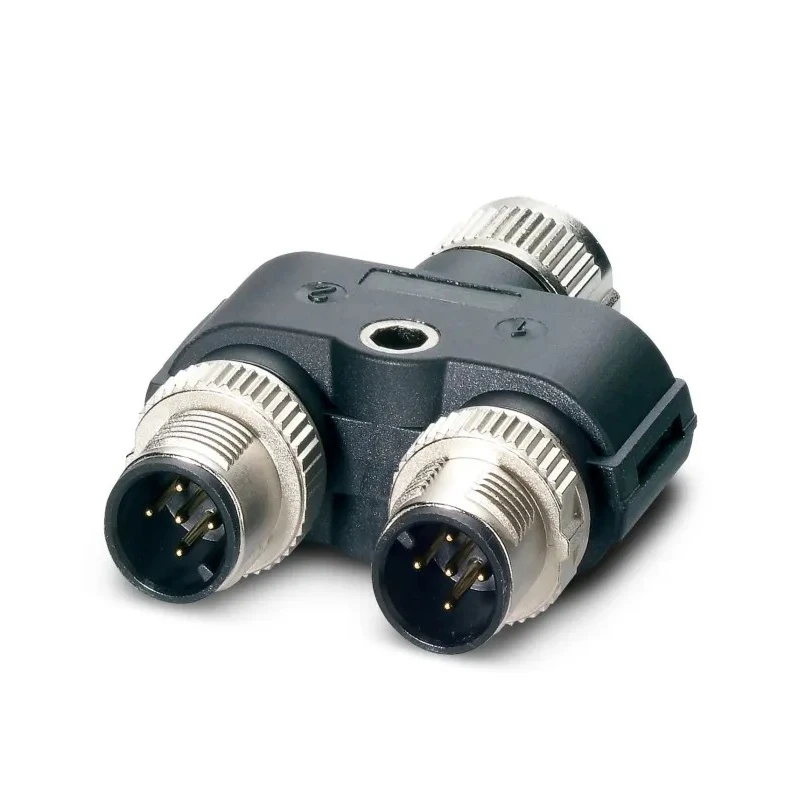 Phoenix Contact Straight Circular Connector Adapter 5 M12 Female 5 M12 Male 1419946