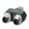 Phoenix Contact Straight Circular Connector Adapter 5 M12 Female 5 M12 Male 1419946