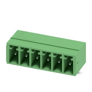 Phoenix Contact MC 1.5/ 6-G-3.5 Series Pluggable Terminal Block 6-Contact 3.5 mm Pitch 1 Row 250V 8A Solder 1844252