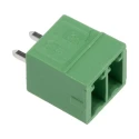 Phoenix Contact MCV 1.5/2-G-3.5 Series Straight Pluggable Terminal Block, 2 Contacts, 3.5 mm Pitch, 8A Current, 250V 1843606