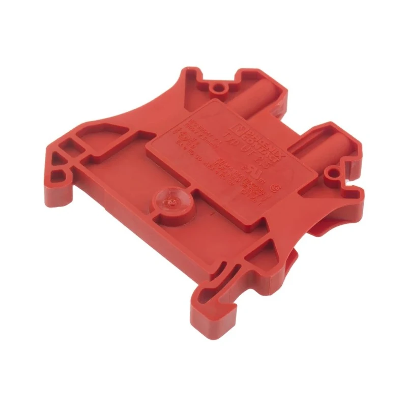 Phoenix Contact Feed Through Terminal Block 2.5mm², 1-Level, Screw Termination, Red, 1kV, 24A 3045062