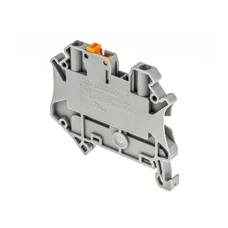 Phoenix Contact UT 2.5-MT Series Knife Disconnect Terminal Block Grey, 2.5mm², 1-Level, Screw 3046362