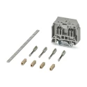 Phoenix Contact DIN Rail Terminal Block 12 Positions, 13mm Pitch, Series CARRIER 35-13 KIT 3215067