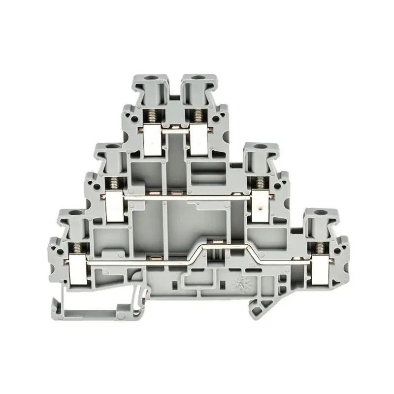 Phoenix Contact Multi Level Terminal Block Grey 3-Level, 19A Screw Termination, 500V UT 2.5-3L 3214259