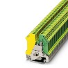 Phoenix Contact USLKG 3 Series Earth Terminal Block Yellow Green 0.2-2.5 mm² 1-Level Screw Termination 0441083