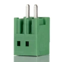 Phoenix Contact Pluggable Terminal Block 2-Contact 2.5 mm Pitch 4A Current Polyamide Housing Green 320V 1881558