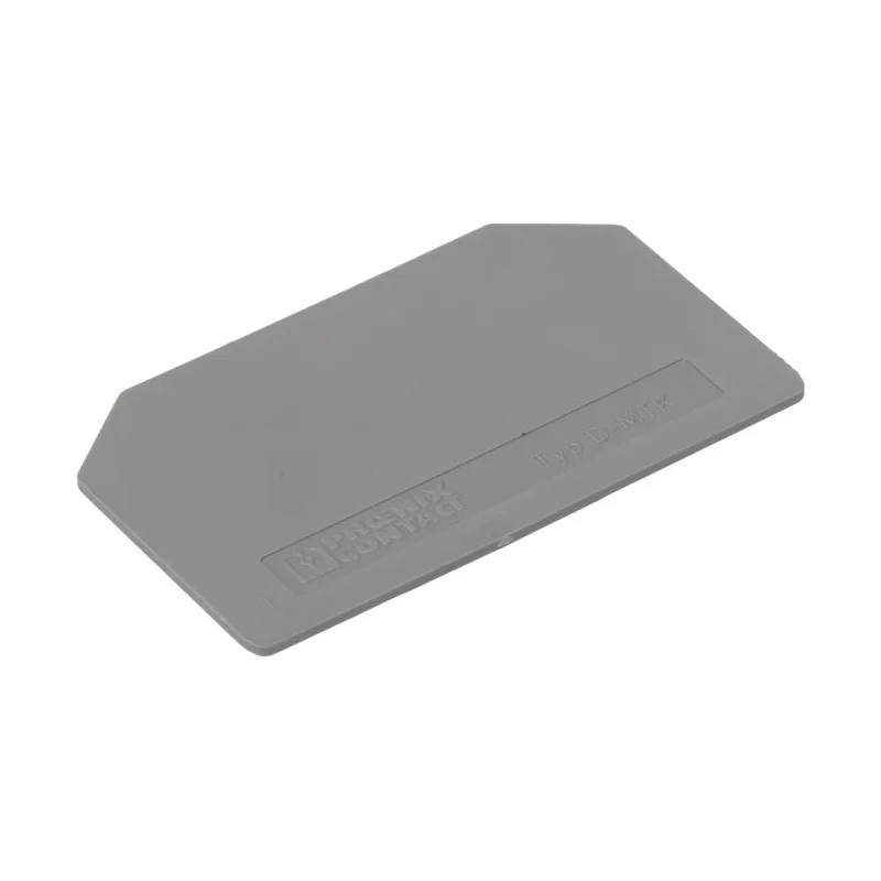 Phoenix Contact D-MTK Series End Cover Grey PA 6.6 Modular Terminal Block Component 3101029