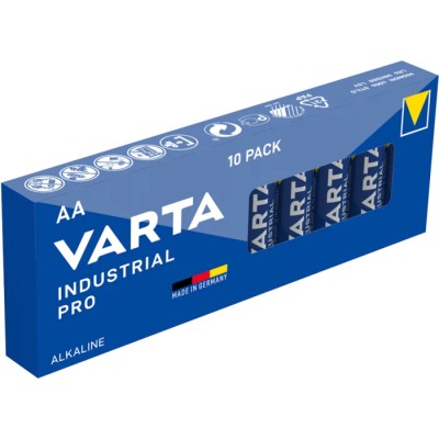 Varta Industrial Pro Alkaline AA Battery 1.5 V 2.95Ah LR6 Model 4008496882069