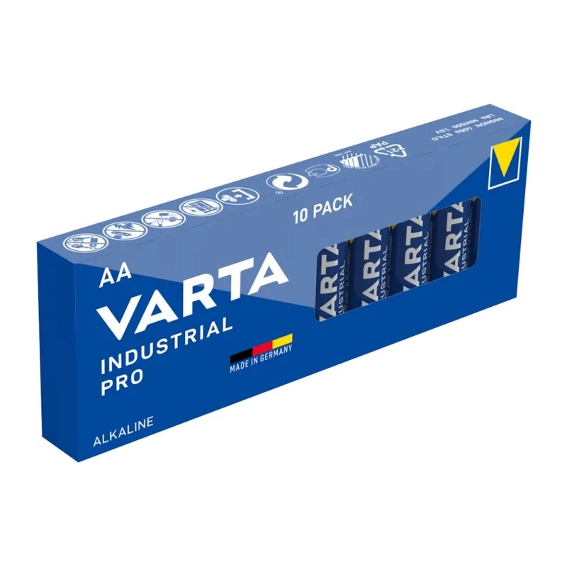 Varta Industrial Pro Alkaline AA Battery 1.5 V 2.95Ah LR6 Model 4008496882069