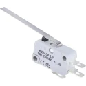 RS PRO Long Straight Lever Micro Switch, Quick Connect Terminal, 16A, 250 V AC, SPCO, IP40 804-6219