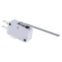 RS PRO Long Straight Lever Micro Switch, Quick Connect Terminal, 16A, 250 V AC, SPCO, IP40 804-6219