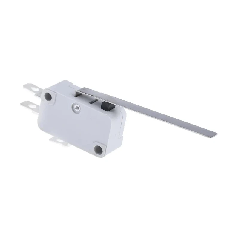 RS PRO Long Straight Lever Micro Switch, Quick Connect Terminal, 16A, 250 V AC, SPCO, IP40 804-6219