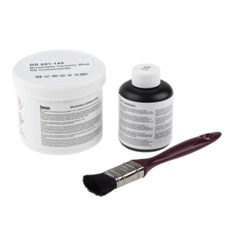 ITW Devcon Brushable Ceramic-Filled Epoxy Adhesive Low Friction Surface, Chemical Resistant 691-145