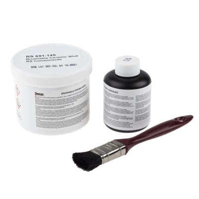 ITW Devcon Brushable Ceramic-Filled Epoxy Adhesive Low Friction Surface, Chemical Resistant 691-145