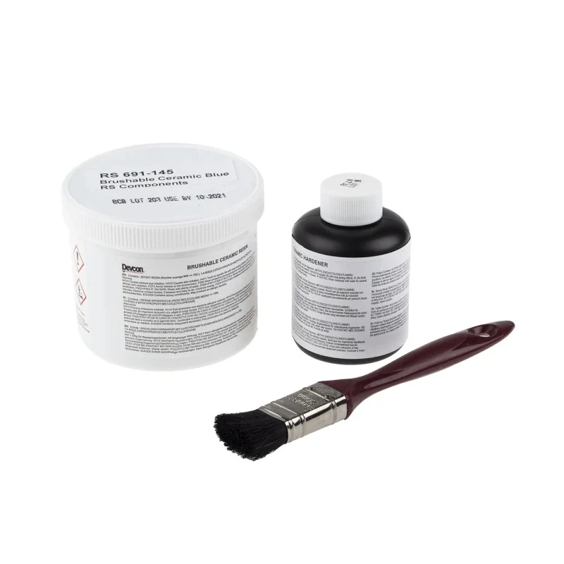 ITW Devcon Brushable Ceramic-Filled Epoxy Adhesive Low Friction Surface, Chemical Resistant 691-145
