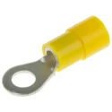 Phoenix Contact Insulated Ring Terminal C-RCI 6/M5, M5 Stud, 12 AWG to 10 AWG, Yellow 3240028