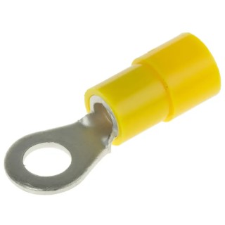 Phoenix Contact Insulated Ring Terminal C-RCI 6/M5, M5 Stud, 12 AWG to 10 AWG, Yellow 3240028