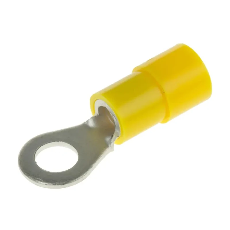 Phoenix Contact Insulated Ring Terminal C-RCI 6/M5, M5 Stud, 12 AWG to 10 AWG, Yellow 3240028