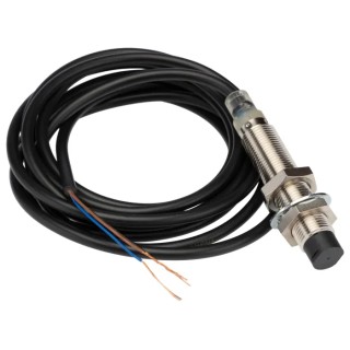 Omron Threaded Barrel Inductive Proximity Sensor M8, PNP Output, Stainless Steel Housing, 24V DC, 4 mm E2A-S08LN04-WP-B1 2M