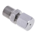RS PRO Stainless Steel Compression Fitting for Thermocouple or PRT Probe BSPP Thread RoHS Compliant 804-7975