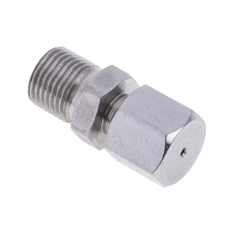 RS PRO Stainless Steel Compression Fitting for Thermocouple or PRT Probe BSPP Thread RoHS Compliant 804-7975