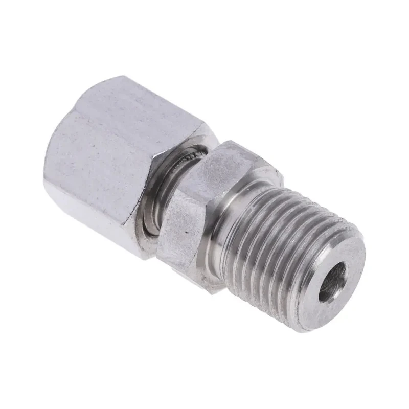 RS PRO Stainless Steel Compression Fitting for Thermocouple or PRT Probe BSPP Thread RoHS Compliant 804-7975