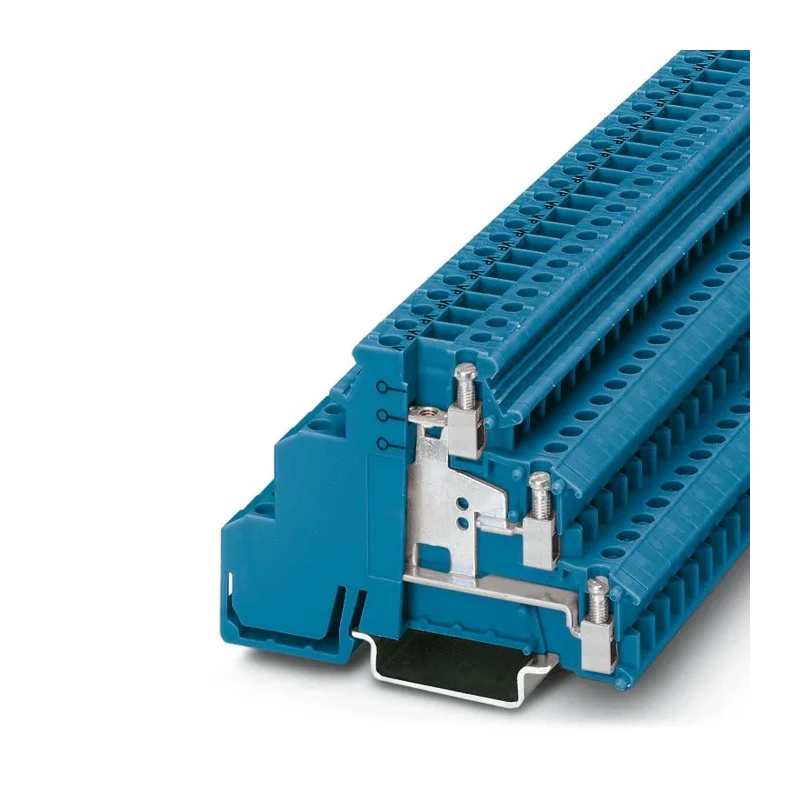 Phoenix Contact Non-Fuse DIN Rail Terminal Block 3-Level Sensor/Actuator Blue, 0.2mm² to 4mm² Wire Range, 24A, Screw 2715584
