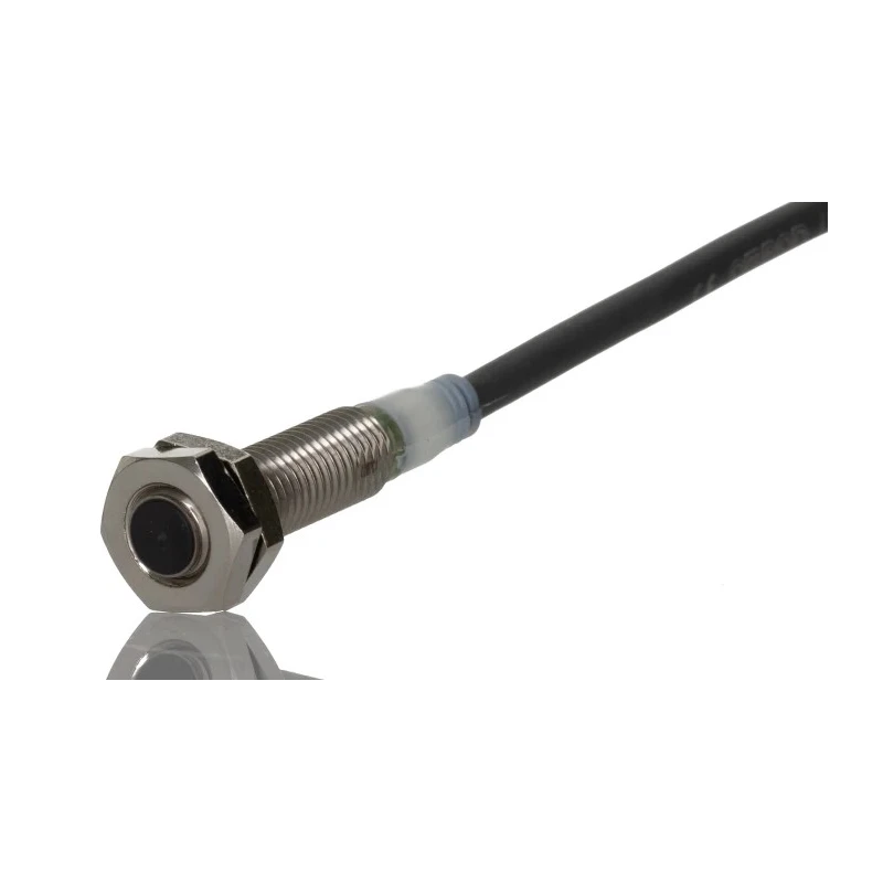 Omron Threaded Barrel Inductive Proximity Sensor M8 Stainless Steel Housing NPN Output 24V dc 2mm E2A-S08KS02-WP-C1 5M