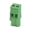 Phoenix Contact MVSTBW 2.5/2-ST 2-Contact Pluggable Terminal Block, 5 mm Pitch, 1 Row, 630V, 12A, Polyamide Housing 1792524