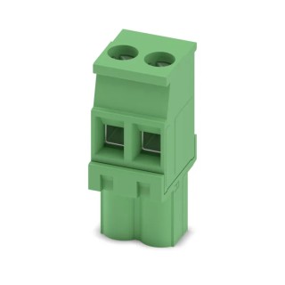 Phoenix Contact MVSTBW 2.5/2-ST 2-Contact Pluggable Terminal Block, 5 mm Pitch, 1 Row, 630V, 12A, Polyamide Housing 1792524