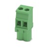 Phoenix Contact MVSTBW 2.5/2-ST 2-Contact Pluggable Terminal Block, 5 mm Pitch, 1 Row, 630V, 12A, Polyamide Housing 1792524