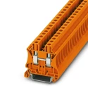 Phoenix Contact UT 6 OG Series Feed Through Terminal Block Orange, 6mm², 1-Level, Screw Termination 3045169