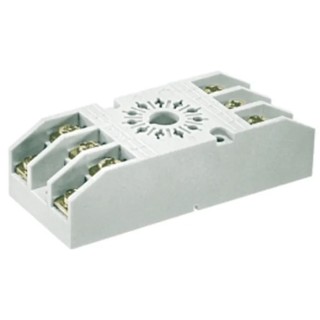 Relpol 11 Way 300V AC DIN Rail Relay Socket for Miniature Relays GZ11-01