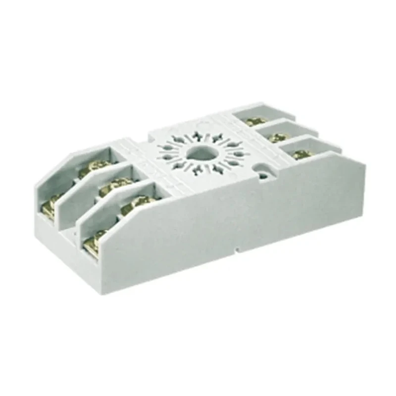 Relpol 11 Way 300V AC DIN Rail Relay Socket for Miniature Relays GZ11-01