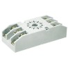 Relpol 11 Way 300V AC DIN Rail Relay Socket for Miniature Relays GZ11-01