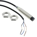 Omron Threaded Barrel Inductive Proximity Sensor M12 PNP 24V DC 8mm Detection Range E2B-M12LN08-WP-B1 2M