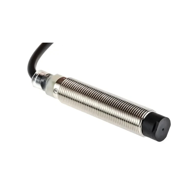 Omron Threaded Barrel Inductive Proximity Sensor M12 PNP 24V DC 8mm Detection Range E2B-M12LN08-WP-B1 2M
