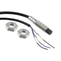 Omron Threaded Barrel Inductive Proximity Sensor M8 PNP Stainless Steel IP67 24V DC 4mm Detection E2B-S08KN04-WP-B1 2M