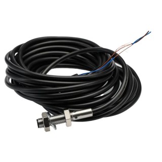 Omron Threaded Barrel Inductive Proximity Sensor M8 NPN 24V DC 2mm Detection IP67 E2B-S08KS02-WP-C1 5M