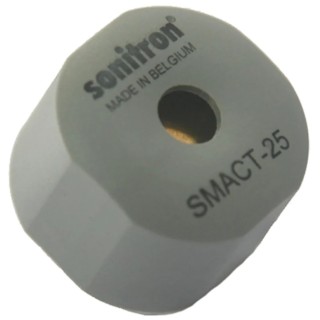 Sonitron 100 dB Through Hole Continuous External 18 mm Piezo Buzzer Component 26.5 mm SMACT-25-P15