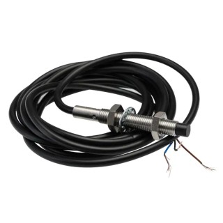 Omron Threaded Barrel Inductive Proximity Sensor M8 x 1, PNP Output, 24V dc, 4 mm Detection Range E2B-S08LN04-WP-B1 2M
