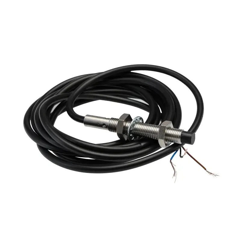 Omron Threaded Barrel Inductive Proximity Sensor M8 x 1, PNP Output, 24V dc, 4 mm Detection Range E2B-S08LN04-WP-B1 2M