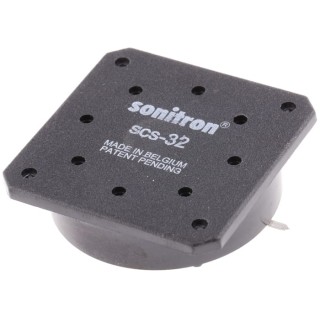 Sonitron Piezoelectric Miniature Speaker, 80 dB Sound Level, 500 Hz - 8 kHz Frequency Range, 66 nF SCS-32-S SP02 FP