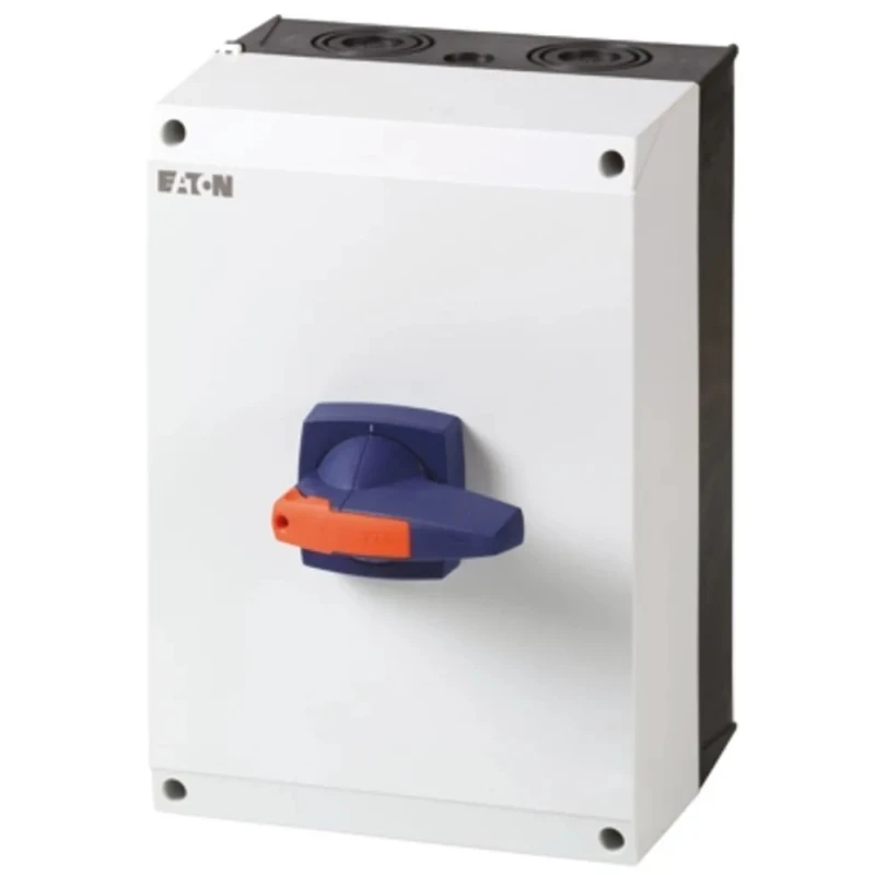 Eaton 3-Pole Surface Isolator Switch IP65, 296A, 45 kW, 415V AC, Blue Handle, Model IP65